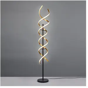 Comparateur de prix : Trio Lighting Lampe sur pied LED Sequence, intensité variable, CCT, laiton