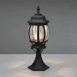 Comparateur de prix : TRIO ELVO - Paalverlichting - Zwart mat - excl. 1x E27 4W - Buitenverl...