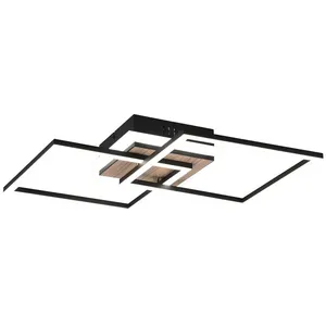 Comparateur de prix : Reality Leuchten Plafonnier LED Giro 3 lampes angles télécommande