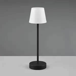 Comparateur de prix : Reality Leuchten Lampe de table LED Martinez variateur/CCT, noire