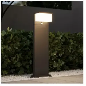 Comparateur de prix : Trio Lighting Borne lumineuse LED Nestos à détecteur, IP54