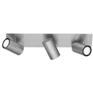 Comparateur de prix : Trio-Leuchten Trio - Marley Spot de plafond moderne à 3 lumières, barre, nickel mat