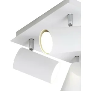 Trio 933782 Plafonnier GU10 Blanc pas cher
