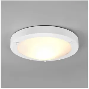 Comparateur de prix : Trio Lighting Trio Condus Plafonnier Salle De Bain Moderne Blanc Ip44