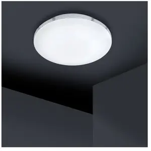 Comparateur de prix : Trio Lighting Trio Apart Plafonnier Salle De Bain Moderne 41cm Chrome 3000k Ip44