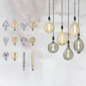 Trio Leuchten Ampoule LED Globe 988-679, métal couleur aluminium, 1 x 6 W. pas cher