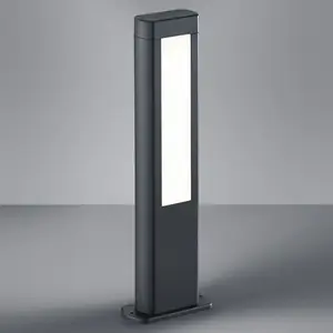 Comparateur de prix : Trio-Leuchten Borne d'extérieur moderne à 2 lumières Anthracite 3000K IP54