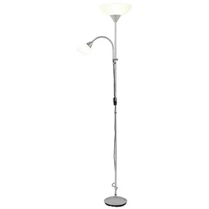 Comparateur de prix : Reality R4393-87 Lampadaire Métal/Plastique E27 Blanc