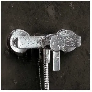 Mitigeur de douche ZENTA - KLUDI - Métal Chromé - Convient pour Douche pas cher