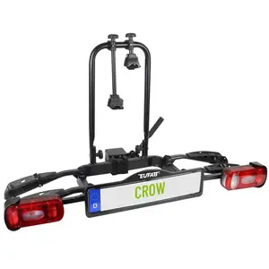 Comparateur de prix : EUFAB Crow 11563 Porte-vélo, partiellement pré-monté, pour vélo électrique
