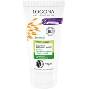 Logona Nourish soothing overnight mask Masque visage 1000 ml pas cher