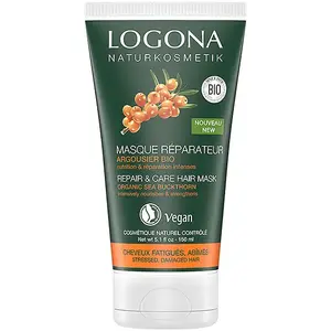 Logona Soins Capillaires Masque Réparateur à l'Argoursier Bio 150ml pas cher