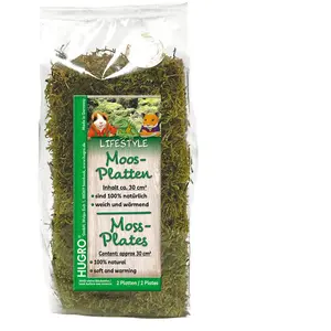 env. 30 cm, 2 plaques de mousse Hugro pour petit animalVendu parzooplus