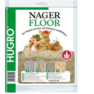 HUGRO Nagerfloor Tapis de chanvre pour rongeur - 40 x 25 cm pas cher