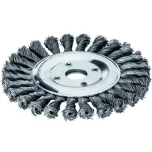 Lessmann Brosse Ronde Ondulée Métallique 115x22 472211 pas cher