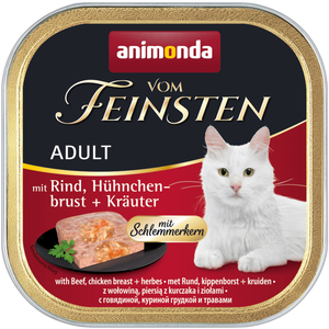 Lot animonda vom Feinsten Adult 32 x 100 g pour chat - boeuf, blanc de... pas cher