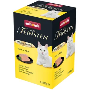 Comparateur de prix : 36x100g Menus légers Adult dinde, fromage Animonda Vom Feinsten - Pâté...