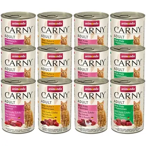12x400g Adult Animonda Carny, création volaille & boeuf - Pâtée pour c...