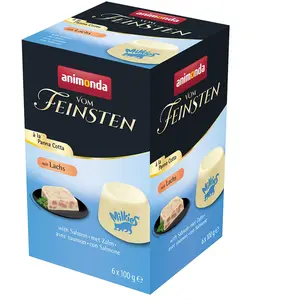 6x 100g animonda Vom Feinsten Adult à la Panna Cotta 6 x 100 g pour ch... pas cher