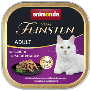 Lot animonda vom Feinsten Adult 32 x 100 g pour chat - agneau pas cher