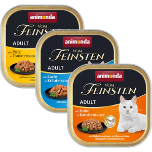 Comparateur de prix : 32x100g Adult NoGrain en sauce Animonda Vom Feinsten - Pâtée pour chat