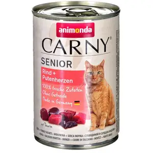 animonda Carny Senior 6 x 400 g pour chat   boeuf, coeurs de dinde pas cher
