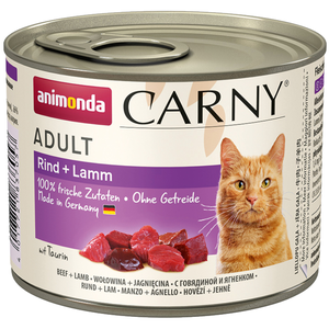 animonda Carny Adult 6 x 200 g pour chat - boeuf, agneau pas cher