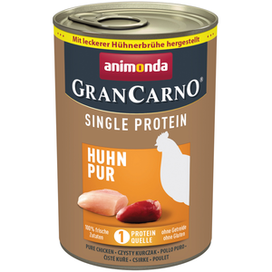 Animonda 400 g x 6 poulet pur Gran Carno SinglePr