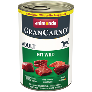 animonda GranCarno Original Adult 6 x 400 g pour chien - gibier