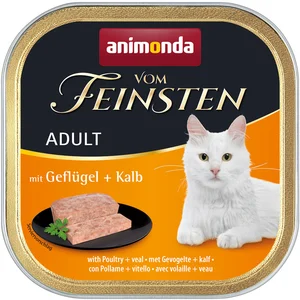 Comparateur de prix : 6x100g Adult volaille, veau Animonda Vom Feinsten - Pâtée pour chat