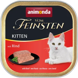 Comparateur de prix : 6x100g Kitten boeuf Animonda Vom Feinsten - Pâtée pour chaton