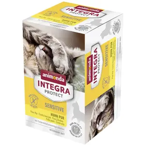 6x100g Protect Adult Sensitive pur poulet Animonda Integra - Pâtée pou... pas cher