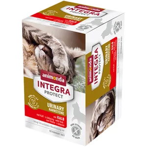 6x100g Animonda Integra Protect Adult Urinary Calculs de struvite veau... pas cher