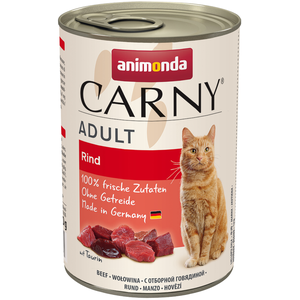 Comparateur de prix : 6x400g pur boeuf Animonda Carny - Pâtée pour chat