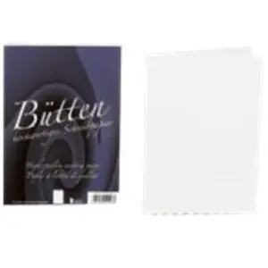 Rössler Papier 20221930 - Papier à la cuve - Cartes doubles DIN A6, blanc, 25 pièces