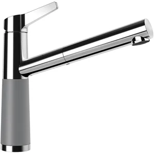 Schock SC-510 Mitigeur de cuisine pivotant avec douchette extractible, 554123GCR, pas cher
