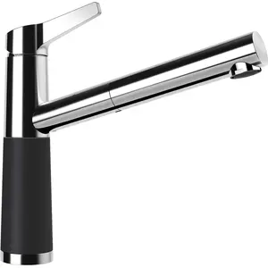 Schock SC-510 Mitigeur de cuisine pivotant avec douchette extractible, 554123MAG,