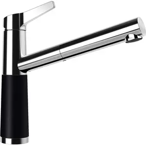 Schock SC-510 Mitigeur de cuisine pivotant avec douchette extractible,...