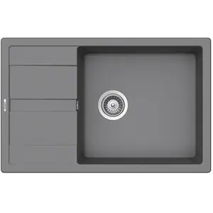 Schock Manhattan Évier de cuisine, MAND100LSUGCR, D-100LS U pas cher