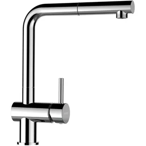 Schock Epos Mitigeur de cuisine pivotant avec douchette extractible, 5...