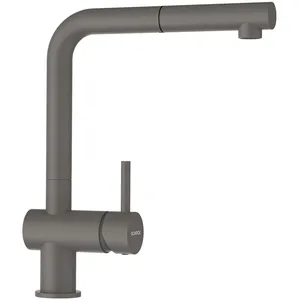 Schock Epos Mitigeur de cuisine pivotant avec douchette extractible, 540127SIL, pas cher