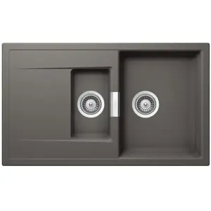 Schock Mono Évier de cuisine, MOND150ASIL, D-150 A pas cher
