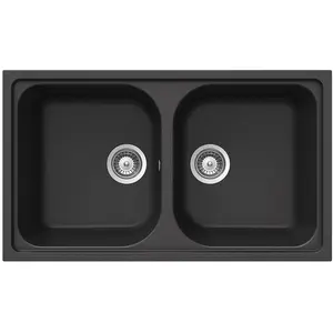 SCHOCK évier avec bacs LITHOS N200 (Anthracite - Cristalite®) pas cher