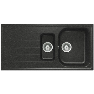 Comparateur de prix : Schock lithos D150 évier cristalite Plus, Anthracite, 100 x 50 x 25 cm