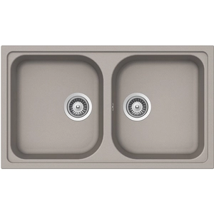 SCHOCK évier avec bacs LITHOS N200 (Gris tourterelle - Cristalite®) pas cher