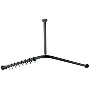 Hewi 801 Tringle de rideau de douche, avec fixation au plafond, 801.34...Vendu parreuter