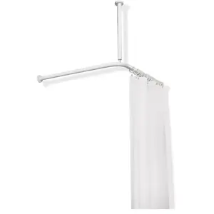 Hewi 801 Tringle de rideau de douche, avec fixation au plafond, set co...Vendu parreuter