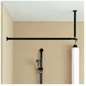 Hewi 801 Tringle de rideau de douche, avec fixation au plafond, set co... pas cher