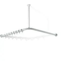 Hewi 801 Tringle de rideau de douche, raccourcissable, 801.34.140 98, pas cher