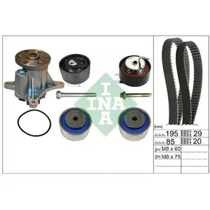 Kit de distribution + pompe à eau INA 530 0764 30 pas cher